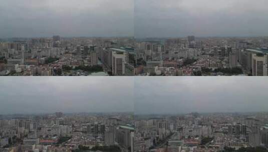 航拍广东东莞城市风光高清在线视频素材下载