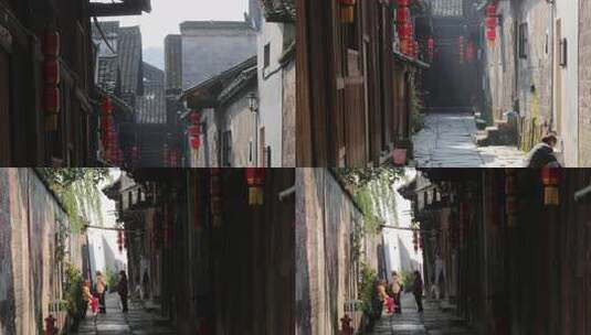 湖南黔阳古城古街小巷13【套组】高清在线视频素材下载