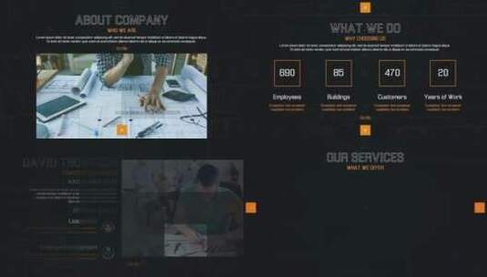 动感新潮建筑师公司宣传片片场AE模板高清AE视频素材下载
