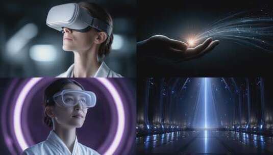 沉浸式体验未来科技虚拟现实创新应用高清在线视频素材下载