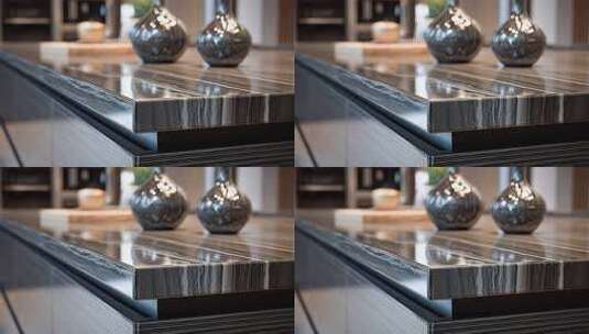 室内大理石台面装饰素材高清在线视频素材下载