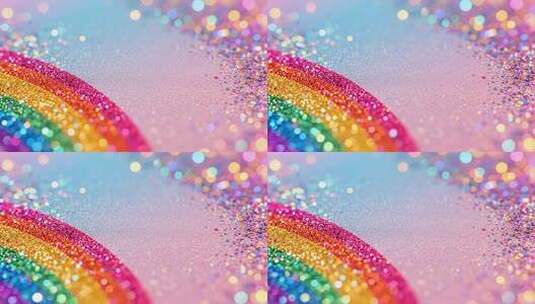 彩色闪光粒子梦幻背景素材高清在线视频素材下载
