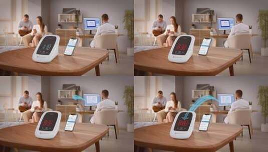 医疗场景中患者与医生互动高清在线视频素材下载