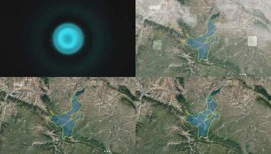 临夏县-甘地图B30高清在线视频素材下载