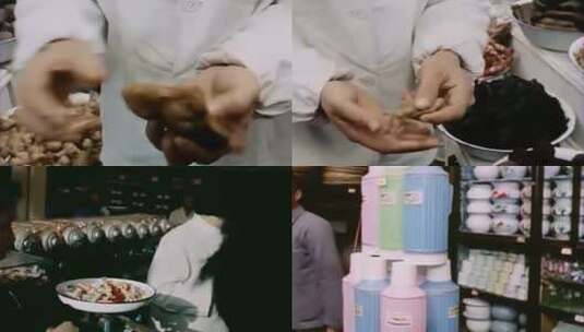 70年代80年代上海商铺 百货购物高清在线视频素材下载