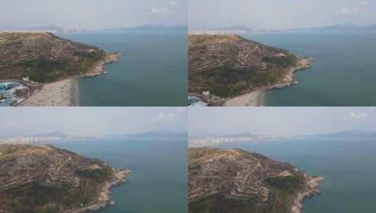 广东惠州黄金海岸沙滩高清在线视频素材下载