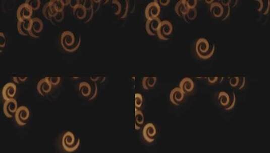 螺旋形状的抽象散景高清在线视频素材下载