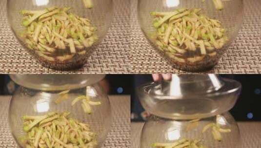 酸菜罐泡菜坛子腌制榨菜咸菜高清在线视频素材下载