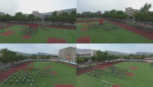 陕西省 韩城市 小学 行鼓队 108元高清在线视频素材下载