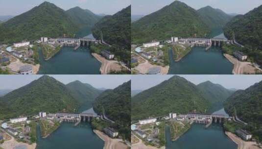 航拍郴州东江湖高椅岭景区高清在线视频素材下载