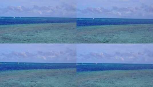 蔚蓝的大海高清在线视频素材下载