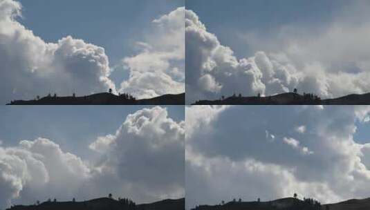 天空云景特写镜头高清在线视频素材下载