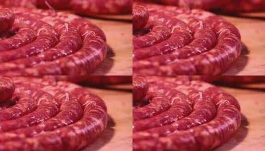 肉市场腊肠肉肠 (8)高清在线视频素材下载