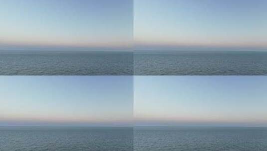 大海航拍海面飞行蓝色海洋航行飞越大海平面高清在线视频素材下载