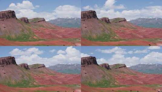 新疆喀什红山光影延时动画高清在线视频素材下载