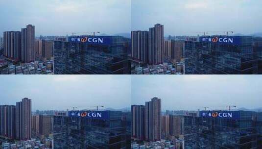 龙岗天安数码城建筑高楼D高清在线视频素材下载