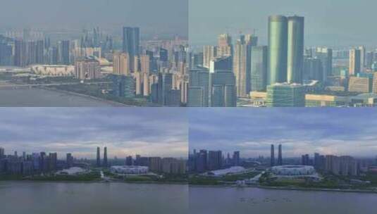 杭州奥体中心4k高清在线视频素材下载