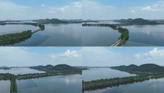 湖北武汉东湖绿道磨山景区延时高清在线视频素材下载