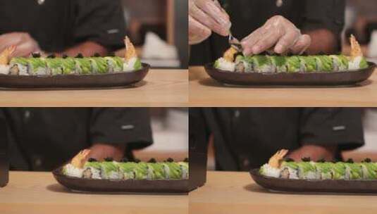 寿司制作高清在线视频素材下载