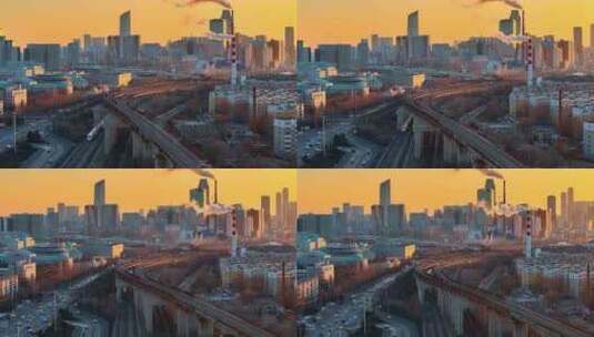 中国辽宁沈阳宣传片城市发展摩天大楼高清在线视频素材下载
