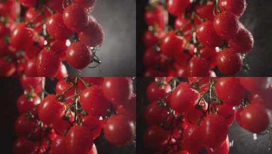 西红柿创意特写高清在线视频素材下载