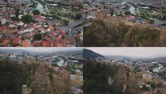 第比利斯的城市景观 格鲁吉亚高清在线视频素材下载