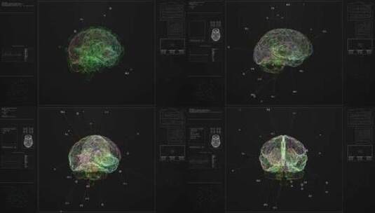 大脑HUD高清在线视频素材下载