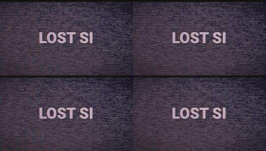 丢失信号、字体、书面、屏幕高清在线视频素材下载