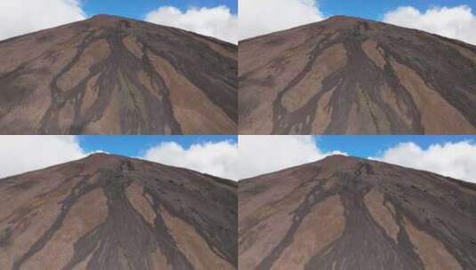 火山，火山，沙漠，荒野高清在线视频素材下载