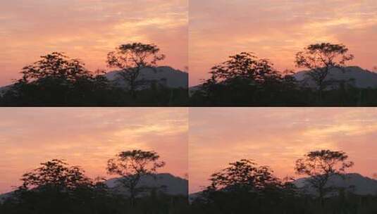 天空 日落 黄昏 夕阳 晚霞 傍高清在线视频素材下载