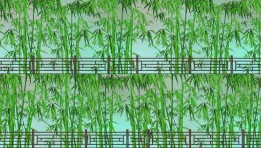 竹子树林背景模板高清AE视频素材下载