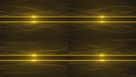 4K金色粒子海洋晚会背景AE模板高清AE视频素材下载