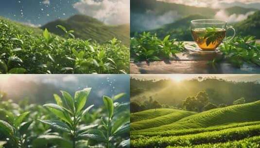 【合集】茶叶茶艺茶园采茶茶红茶绿茶春茶高清在线视频素材下载