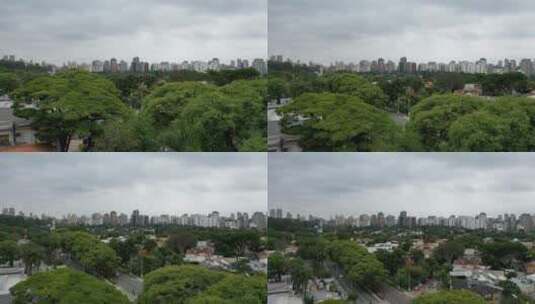 城市景观航拍高清在线视频素材下载