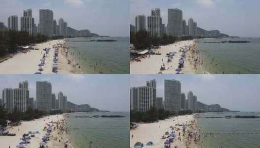 广东惠州巽寮湾沙滩 (2)高清在线视频素材下载