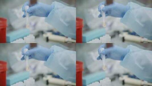 科学家在实验室做实验高清在线视频素材下载