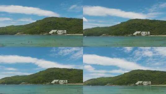泰国海边的自然风光高清在线视频素材下载