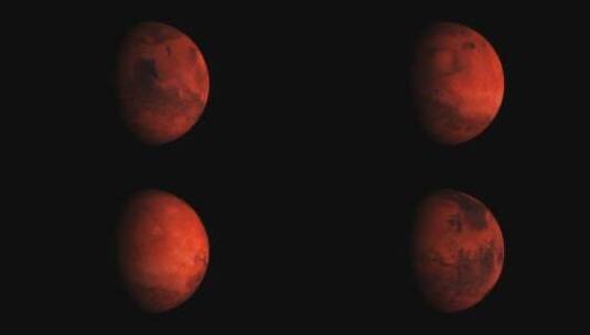 宇宙 太空 星球 火星  星球 太阳系高清在线视频素材下载