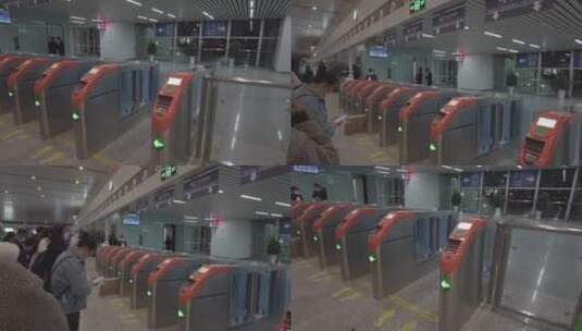 北上广地铁车厢进站乘车4K实拍高清在线视频素材下载