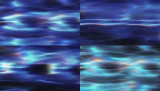 蓝色光影流动水纹高清在线视频素材下载