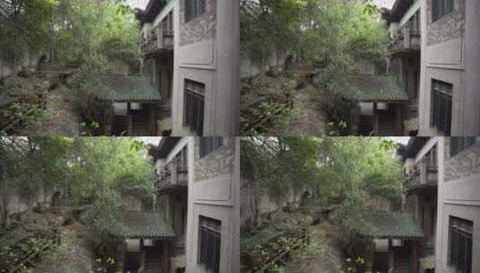杭州西湖景区浙江图书馆旧址高清在线视频素材下载