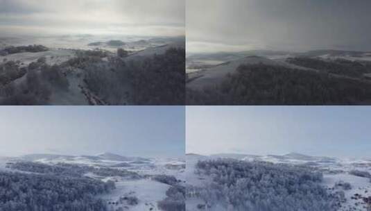 冬季雪景高清在线视频素材下载