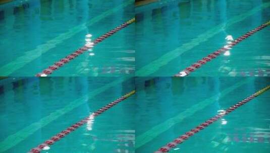 空镜头无人的游泳馆健身房游泳池高清在线视频素材下载