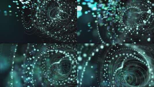 抽象星空螺旋粒子特效视频 粒子背景素材高清在线视频素材下载