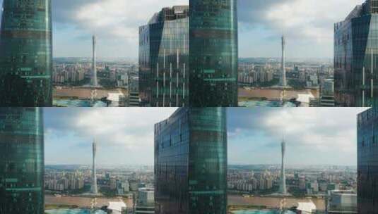 广州塔国际金融中心地标-17高清在线视频素材下载