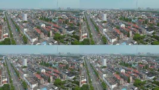 湖北省荆州市城市风光4K高清视频航拍高清在线视频素材下载