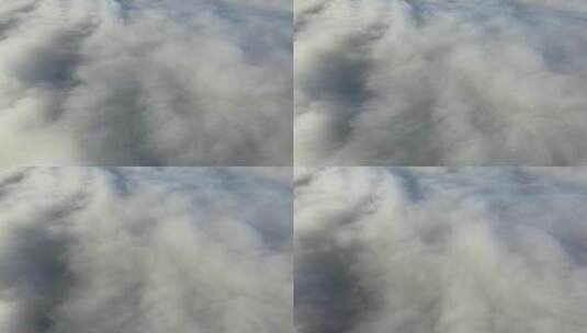 俯拍云雾云海高清在线视频素材下载