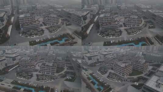 西安西咸新区沣东自贸产业园36高清在线视频素材下载