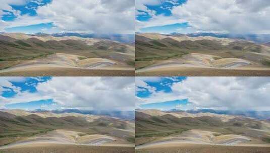 西藏日喀则定日县珠峰路高清在线视频素材下载