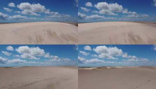 航拍沙漠景色高清在线视频素材下载